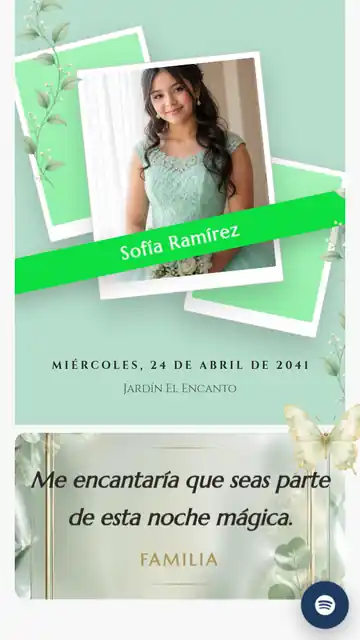 Vista previa de XV Años | Inspiración Verde Menta